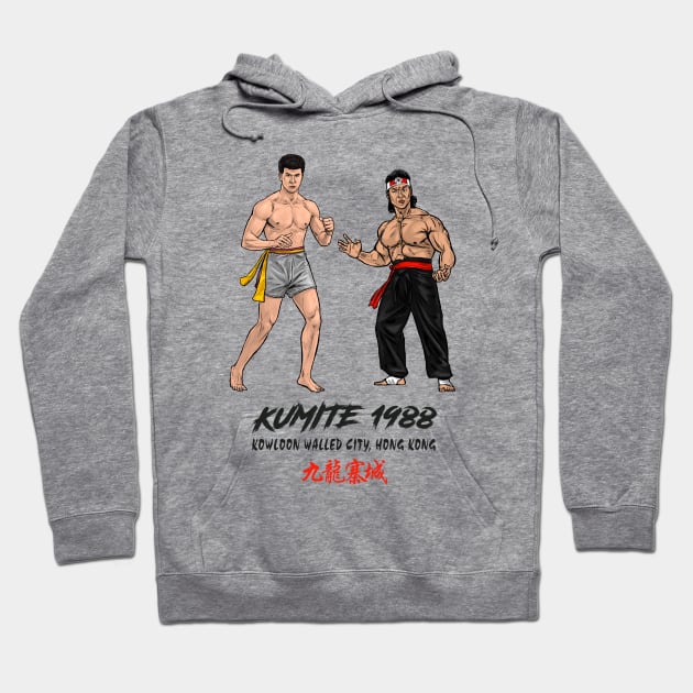 Kumite 1988 Capoeira Vs Taekwondo Hoodie by PreservedDragons